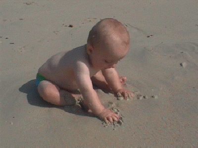 im Sand