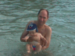 im Wasser