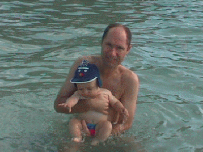 im Wasser